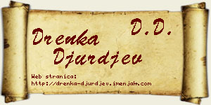Drenka Đurđev vizit kartica